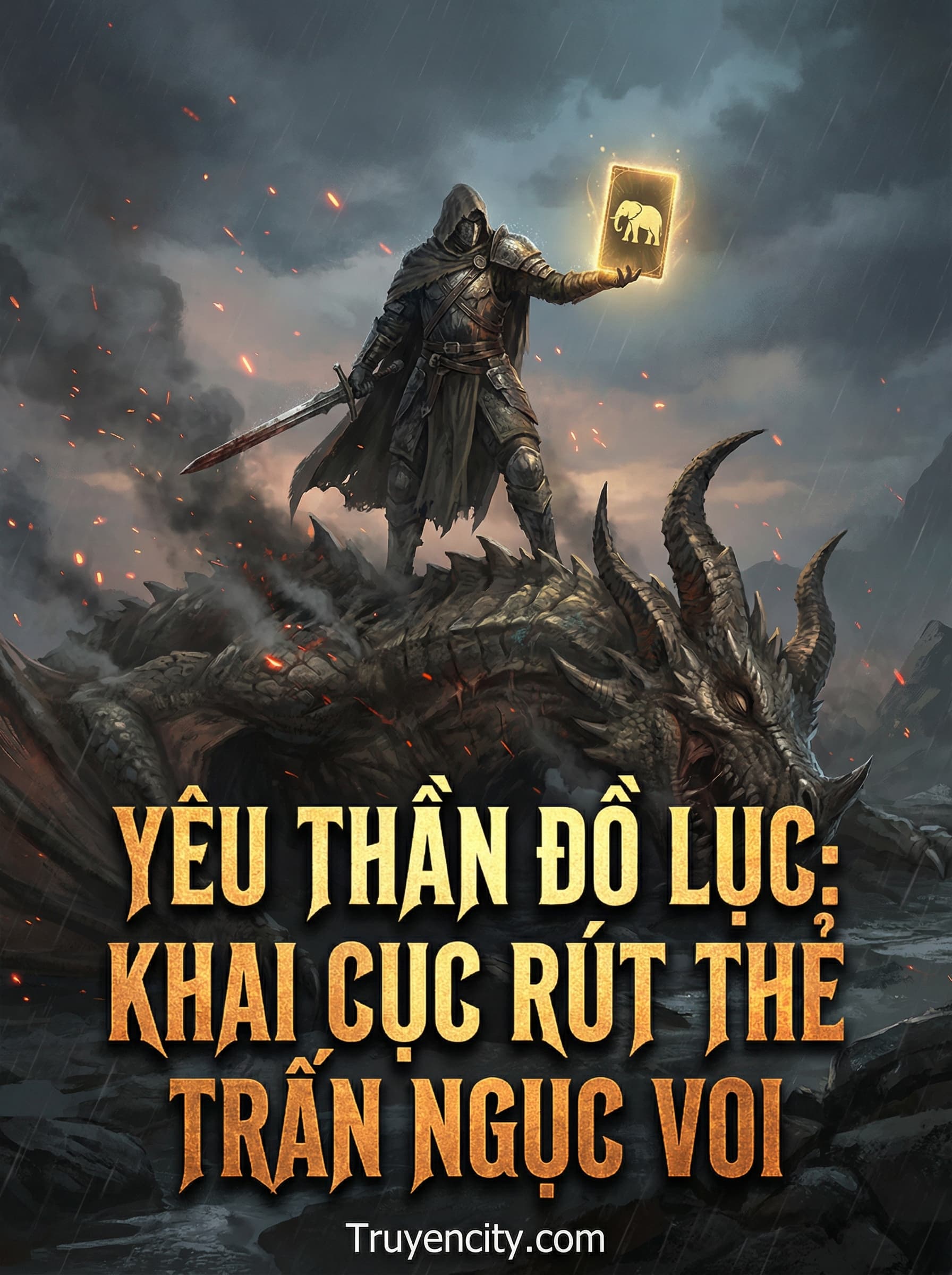 Yêu Thần Đồ Lục: Khai Cục Rút Thẻ Trấn Ngục Voi