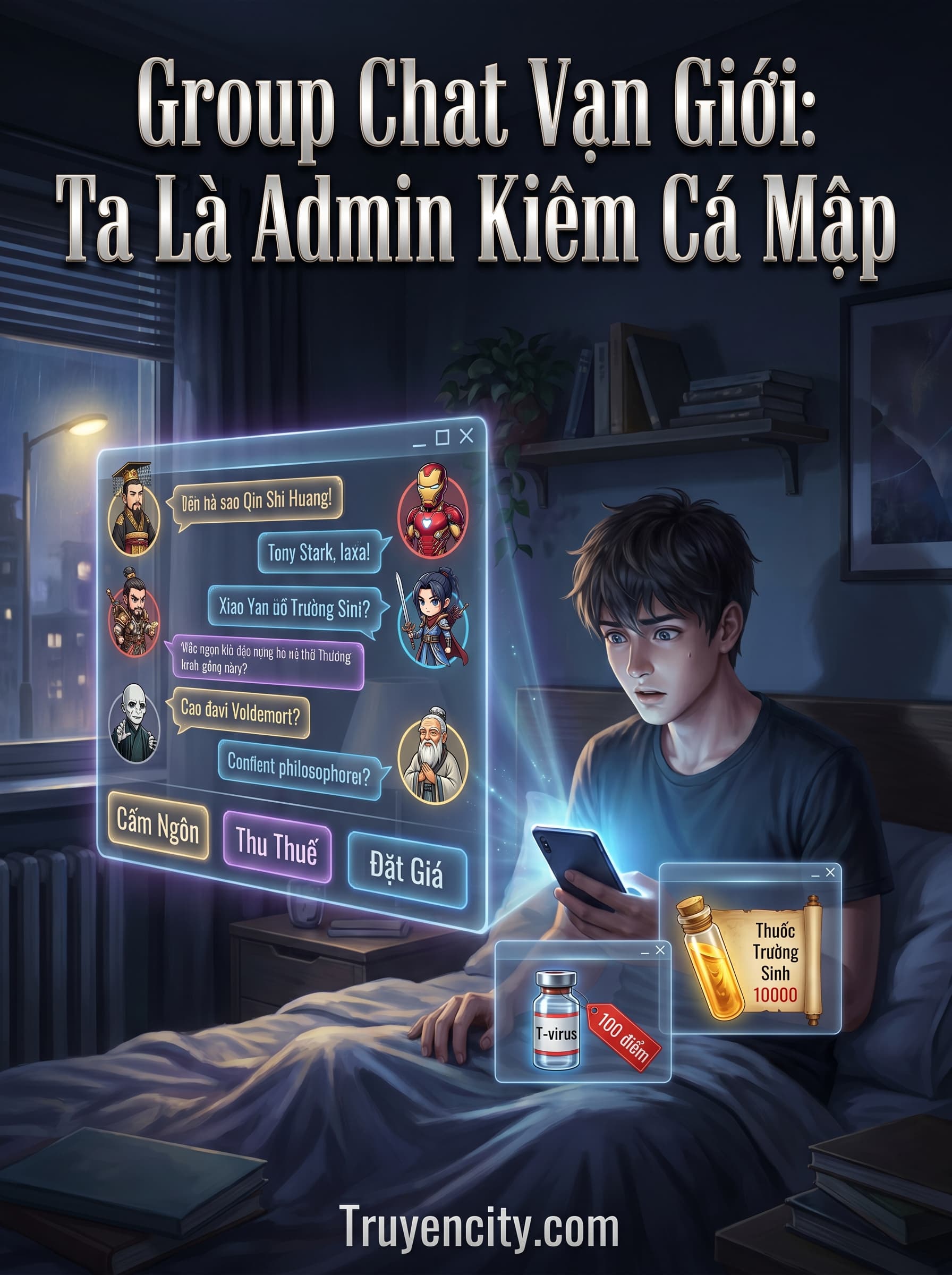 Group Chat Vạn Giới: Ta Là Admin Kiêm Cá Mập