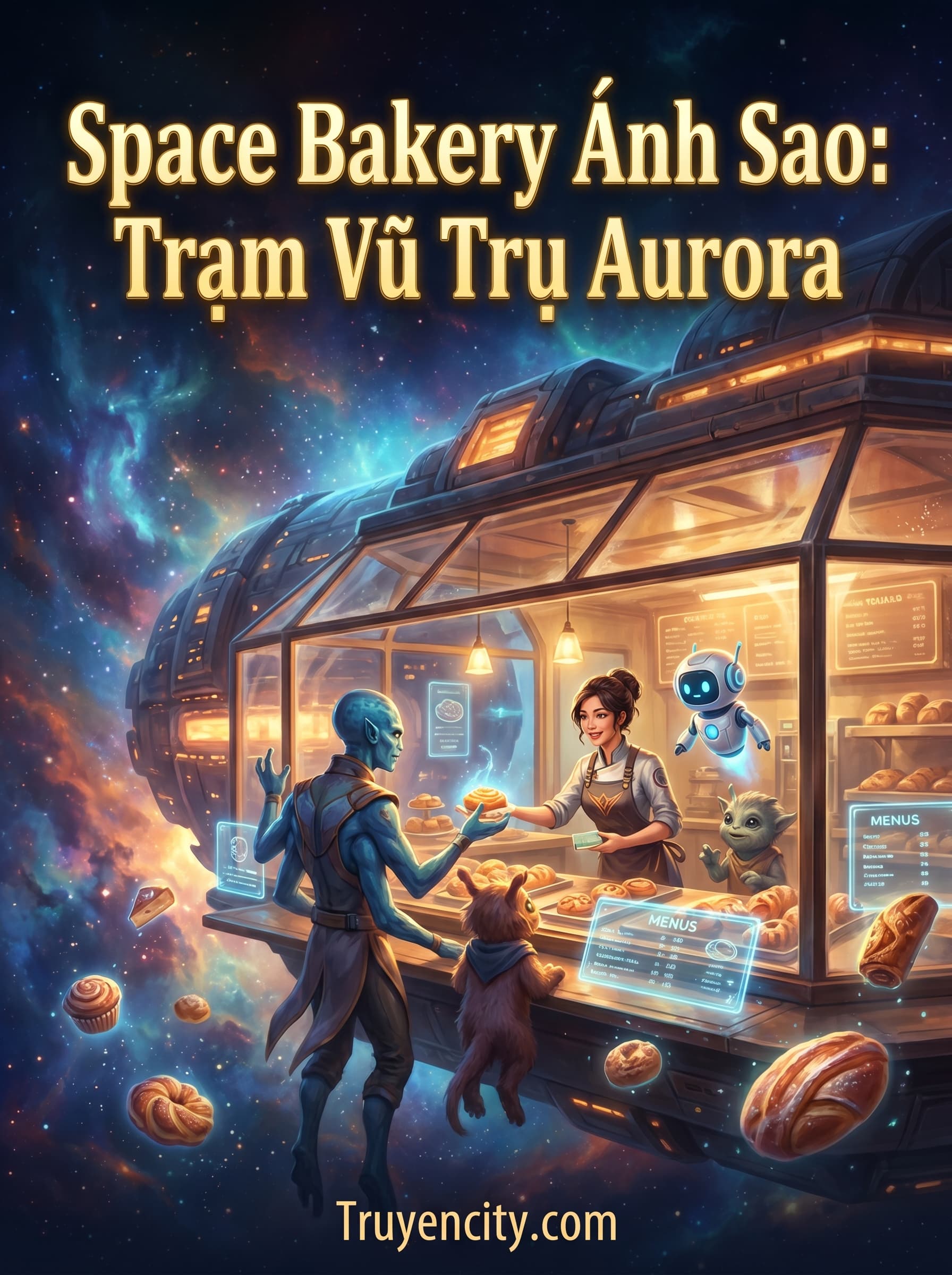 Space Bakery Ánh Sao: Trạm Vũ Trụ Aurora