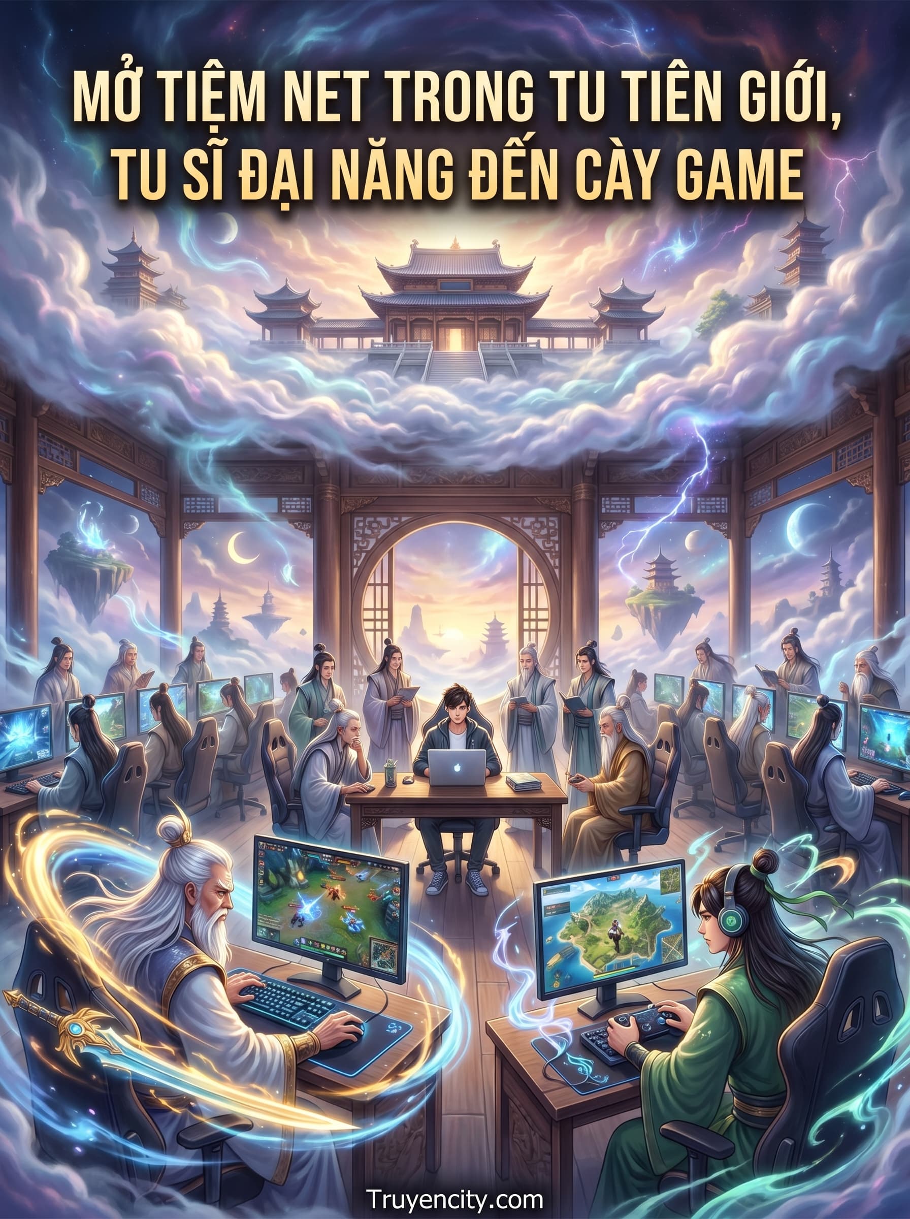 Mở Tiệm Net Trong Tu Tiên Giới, Tu Sĩ Đại Năng Đến Cày Game